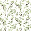 Just Kitchens Olive Drupe Wallpaper Green Black White Galerie G45450