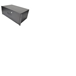 4U Metal Rack Drawer for Data Racks & Flight Cases with Lock 255mm Deep