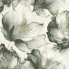 Elysian Floral Wallpaper Green / Gold Muriva 212503