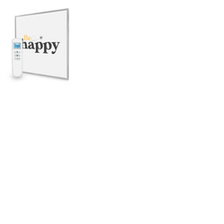 595x595 Be Happy Quote Nexus Wi-Fi Infrared Heating Panel 350W - Electric Wall Panel Heater
