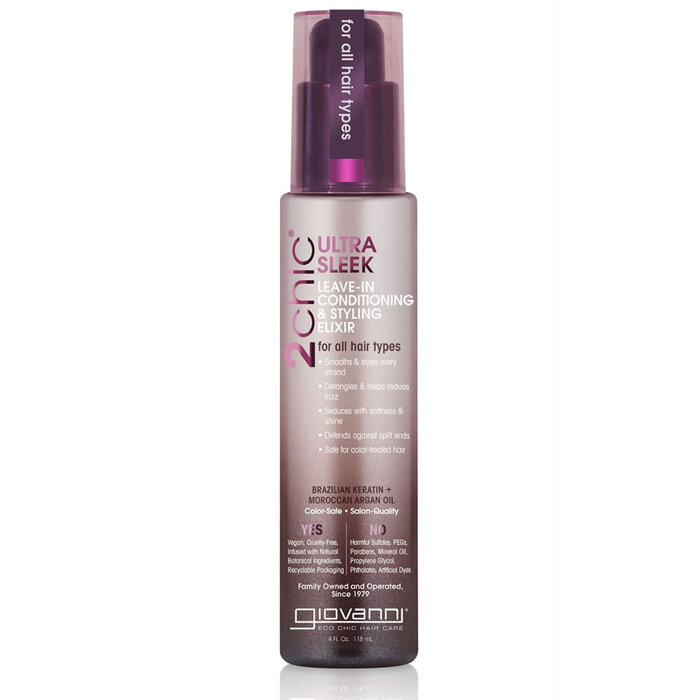 Giovanni 2Chic Ultra-Sleek Leave-In Conditioning & Styling Elixir 118ml