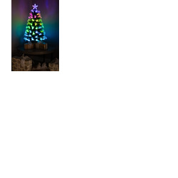 Green Fibre Optic Christmas Tree 4ft