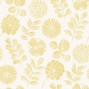 Inge Floral Vinyl Wallpaper Ochre Fine Decor FD26530