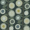 Sisu Floral Geometric Wallpaper Forest Green Fine Decor FD26551