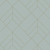 Sander Geometric Sky / Gold Wallpaper Fine Decor FD26547