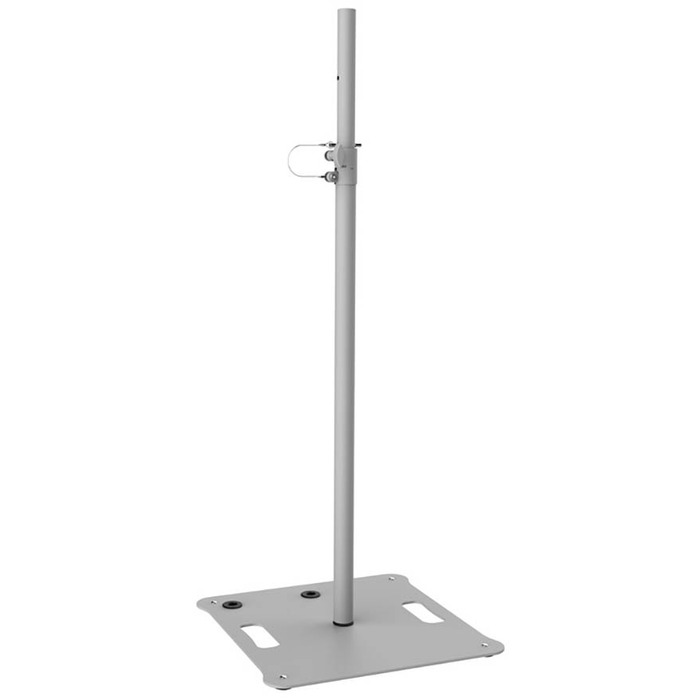 Speaker Stand with Flat Base & Adjustable Height White