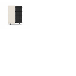 A08 Mobile Shelving Unit with Glass Writing Board