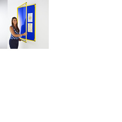 Coloured Frame Tamperproof Noticeboard