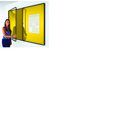 Coloured Frame Tamperproof Noticeboard
