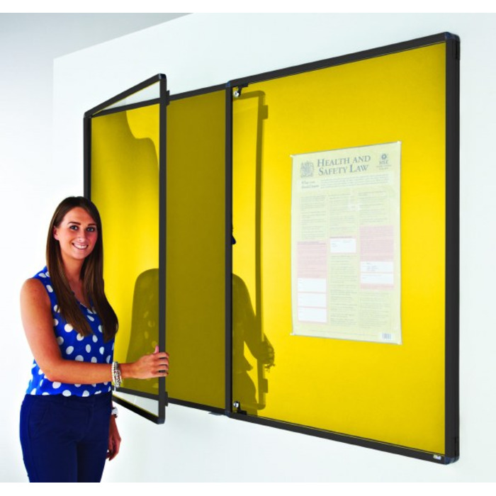 Coloured Frame Tamperproof Noticeboard