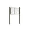 Premium Post Mounted Outdoor Noticeboard