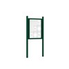 Premium Post Mounted Outdoor Noticeboard