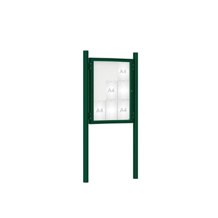 Premium Post Mounted Outdoor Noticeboard