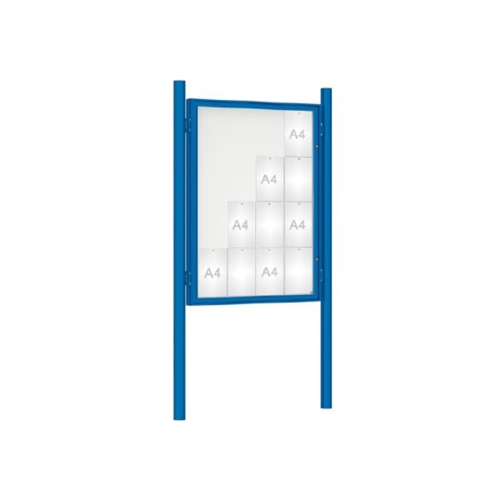 Premium Post Mounted Outdoor Noticeboard