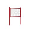 Premium Post Mounted Outdoor Noticeboard