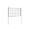 Premium Post Mounted Outdoor Noticeboard