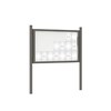 Premium Post Mounted Outdoor Noticeboard