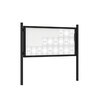 Premium Post Mounted Outdoor Noticeboard