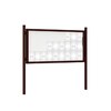 Premium Post Mounted Outdoor Noticeboard