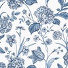 Amelie Hydrangea Wallpaper Blue / White Rasch 260169