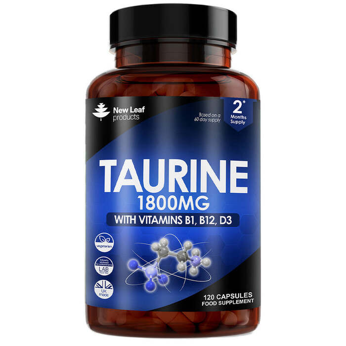 Taurine Capsules with Vitamins B1, B12, D3 Capsules