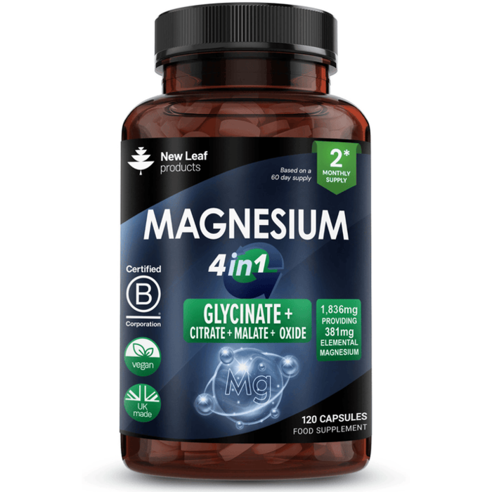 Magnesium Complex Glycinate, Citrate, Malate, Oxide Capsules