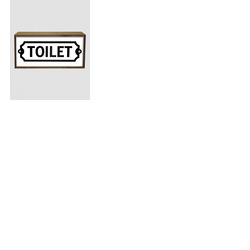 Light Box Toilet Sign