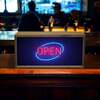 Light Box Open Neon Sign