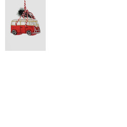 Xmas Love Campervan Bauble
