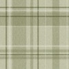Harris Check Wallpaper Green Crown M1865