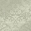 William Morris At Home Strawberry Thief Fibrous Wallpaper Sage Green 124237