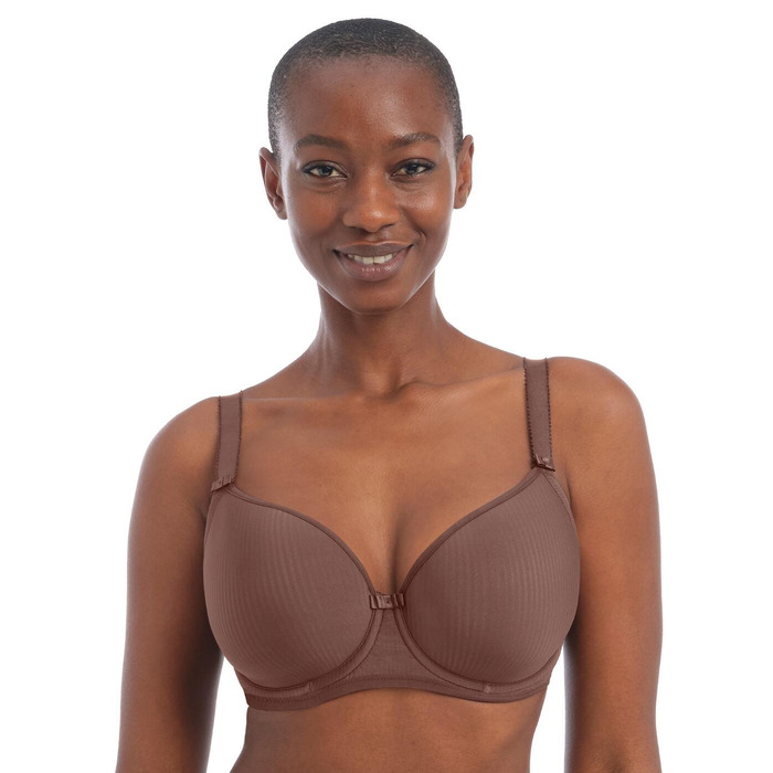 Freya Idol Moulded Balcony Bra - Coffee Roast - 28DD
