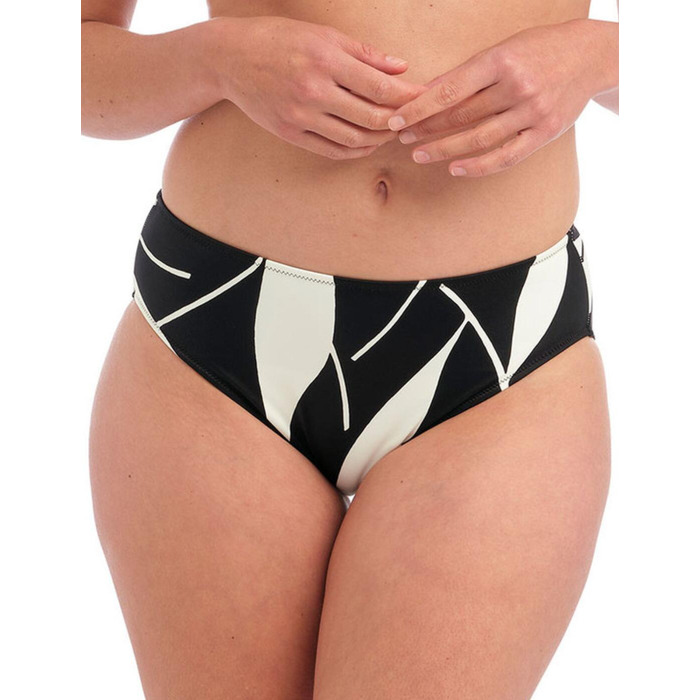 Fantasie Ile De Re Bikini Brief - Black & Cream - S - 10