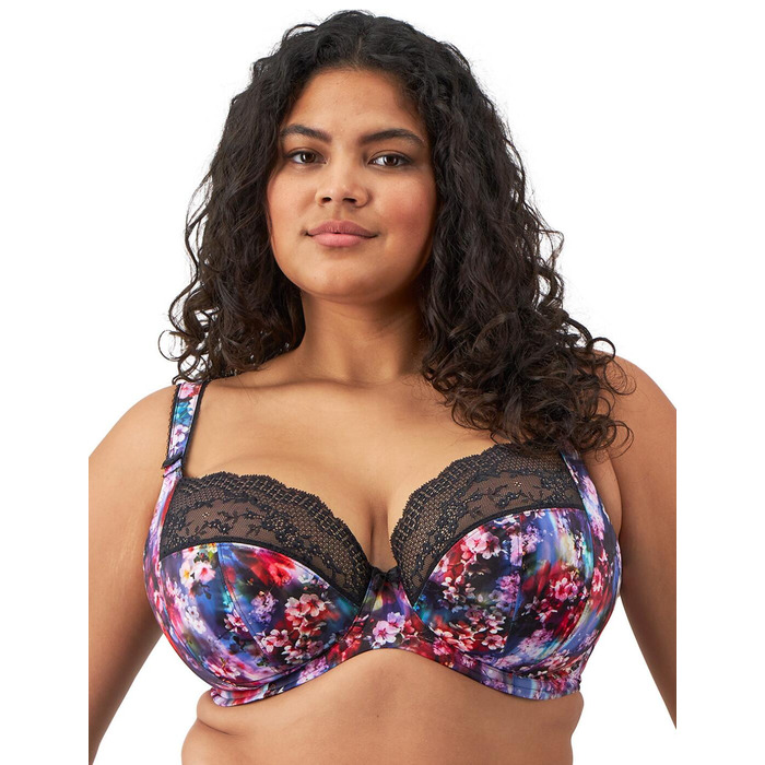 Elomi Lucie Plunge Bra - Cherry Blossom - 36JJ