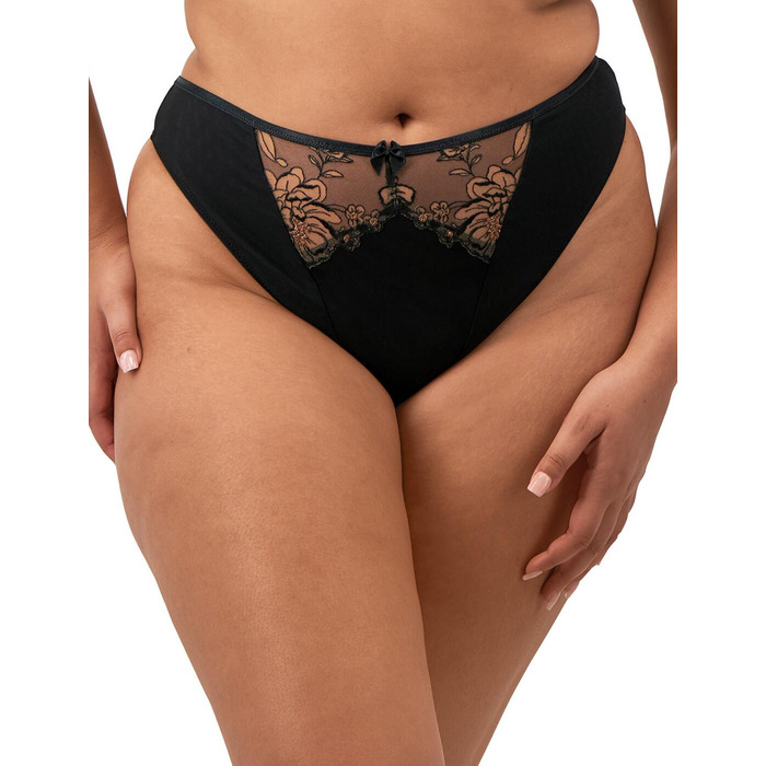 Elomi Teagan Thong - Black/Almond - 3XL - 20