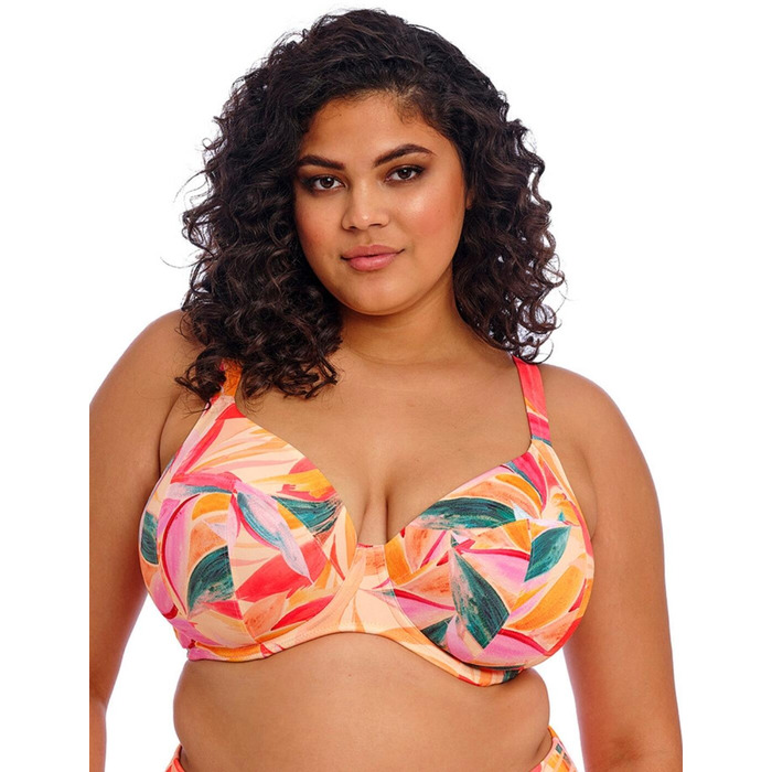 Elomi Sancho Beach Plunge Bikini Top - Mango - 36FF