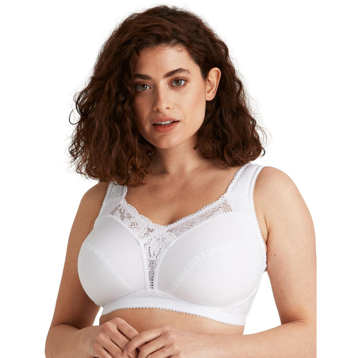Miss Mary Of Sweden Sense Non Wired Bra - White - 44C