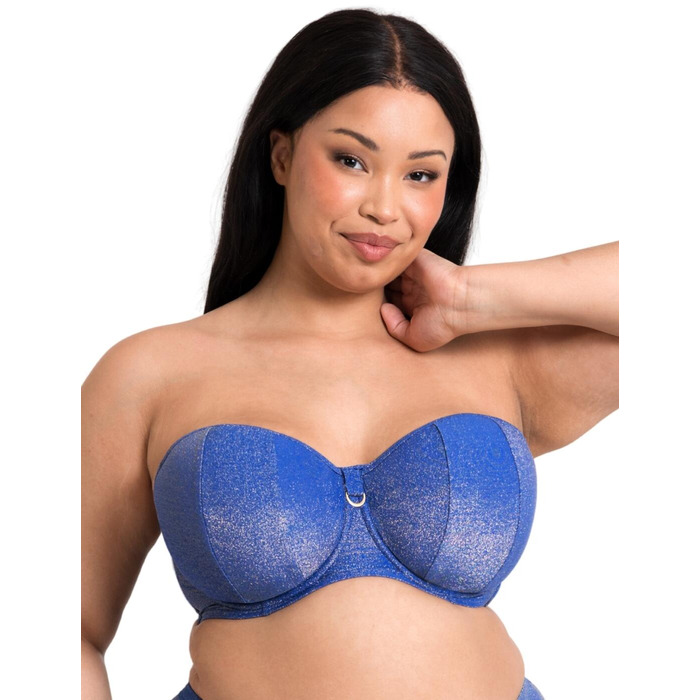 Curvy Kate Sapphire Seas Multiway Bandeau Bikini Top