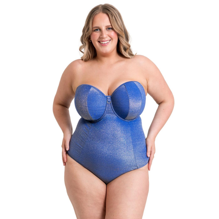 Curvy Kate Sapphire Seas Multiway Bandeau Swimsuit