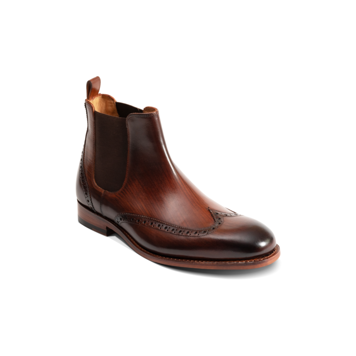 Mersey - Brown Hand Patina, 12. 5 / F / 7mm Leather / Rubber Sole