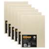 Exerz 24x30cm Linen Canvas Panels 3mm 6pcs - Canvas Board 280gsm