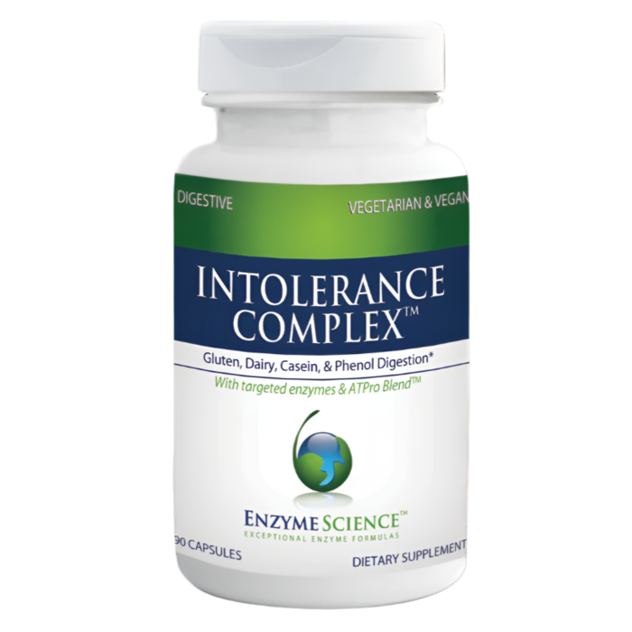 Enzyme Science - Intolerance Complex, Gluten, Dairy, Casein, and Phenol Digestive Enzyme Formula,