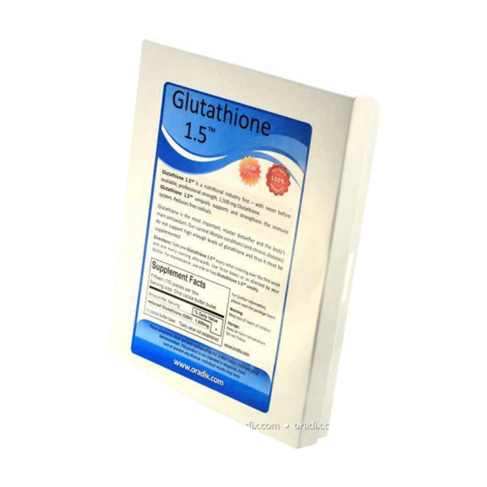 Oradix Glutathione 1. 5 (1,500mg reduced glutathione) suppositories
