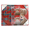 McMoo Tartan Paint Tablemat and Coaster Set