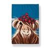 McMoo Tea Towel Hamish Highland Cow