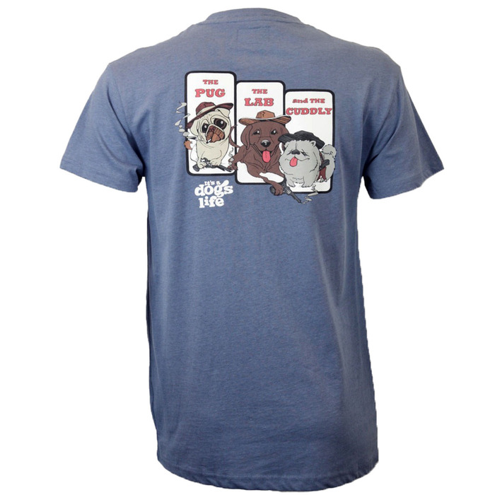 It's a Dog's Life T-shirt The Pug The Lab and The Cuddly L