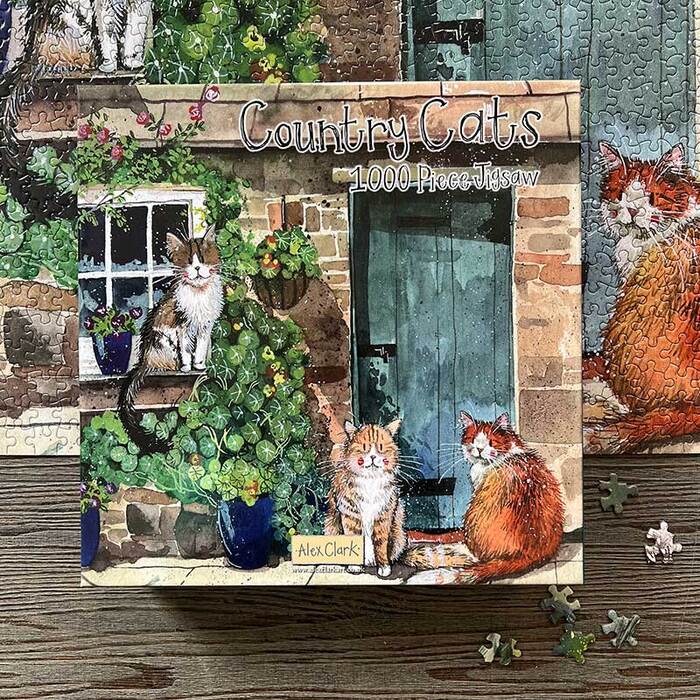 Alex Clark Country Cats 1000pc Jigsaw Puzzle