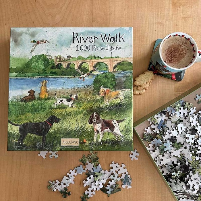 Alex Clark River Walk 1000 Piece Jigsaw Puzzle