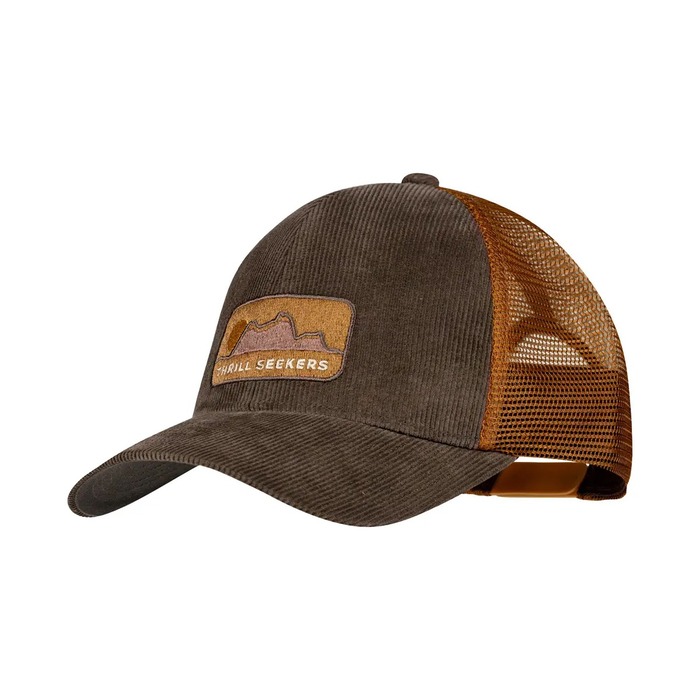 Buff Exlpore Trucker Cap Rhoes Brown L/XL