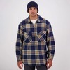 Swanndri Men's Ranger Wool Zip Front Bushshirt Atlantic Check L